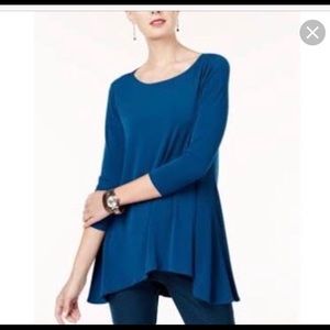 Alfani High-Low Jersey Tunic